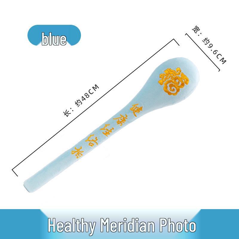 Eight Meridians Acupoint Wood Tapping Massage Stick for Neck, Waist, and Back.