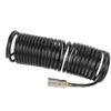 Spiral   Hose 1/4 Inch ID 16.t Length PE Copper Non Tangling Anti Twisting Lightweight Compressed   Hose