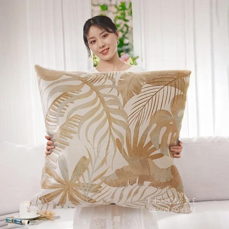 New Large Pillow Covers For Sofa Living Room European Style Pillow Cases Detachable Luxury High-End Cushion Cover