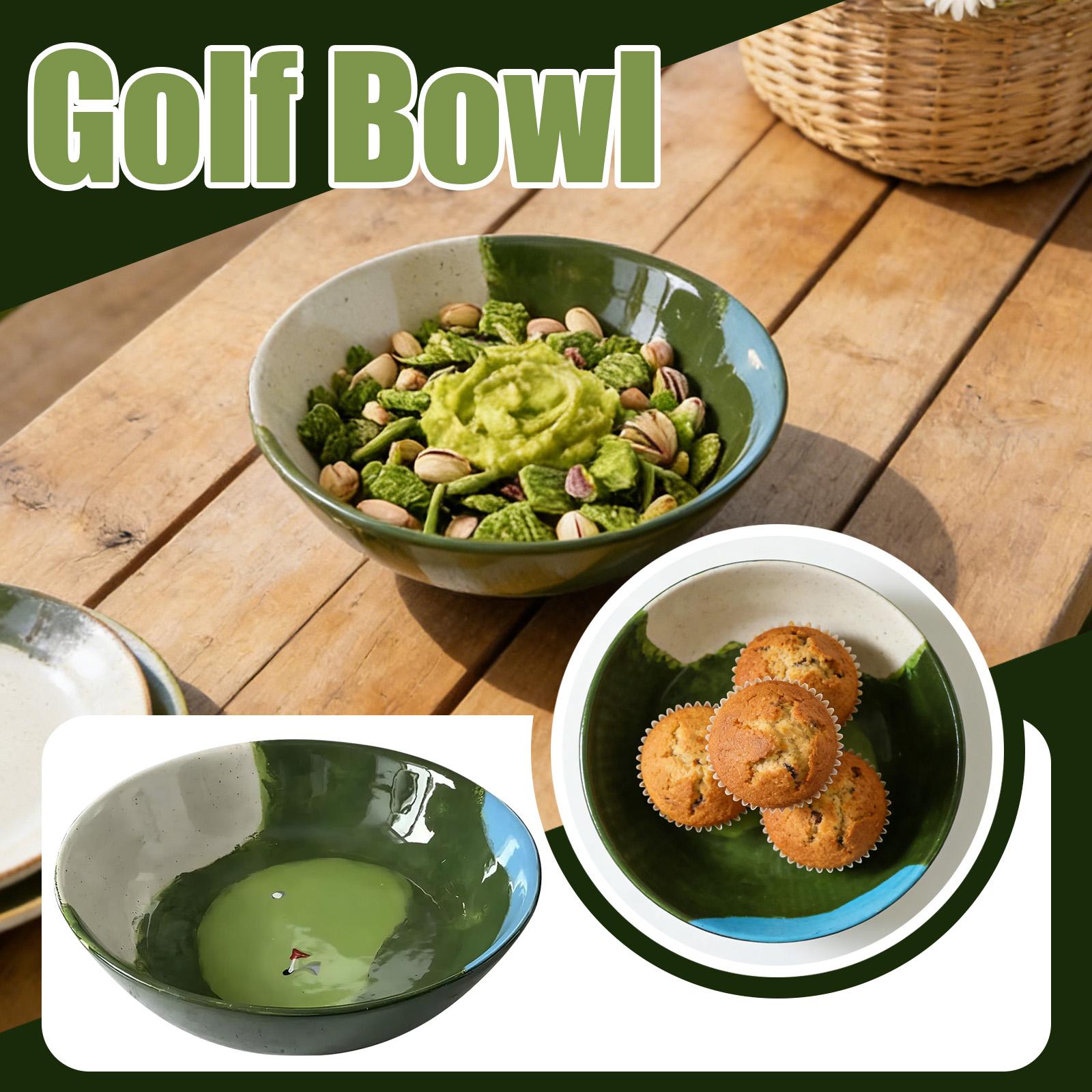 

Hand Painted Golf Bowls, Decorative Bowls, Men s Golf Unique Gifts, Golf Theme Home Decor One Size