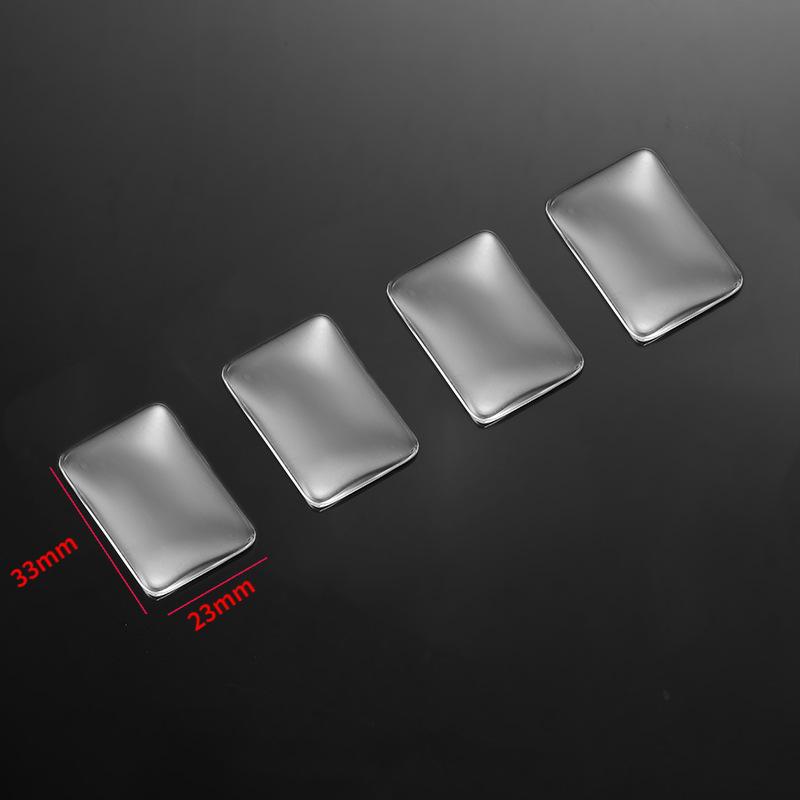 20 sztuk przezroczysty prostokątny kaboszon szklany 10x25mm 10x30mm 19x38mm 10x50mm płaski tył DIY biżuteria