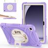 King PC Hybrid Silicone Tablet Case With 360° Rotatable Holder Hand Strap & Shoulder Strap For Samsung Galaxy Tab A11+ / A9+