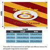 1PC Galatasaray S Custom Name Patterned Flannel Blanket Suitable For All Seasons for Home Decor Warmth and Comfort Gifts Holiday Present