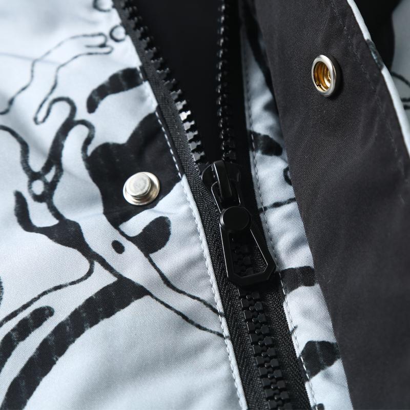 Nadměrné velikosti S-8XL Zimní bez rukávů Parky Pánské svrchní oblečení Módní Pánská hřejivá vesta s kapucí