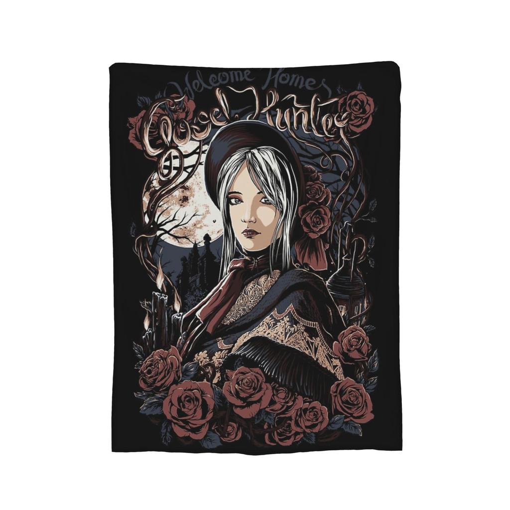 Bloodborne Videospiel Decken Flanell Bedruckt Multifunktionale Super Warme Überwurfdecke für Bett Büro Steppdecke