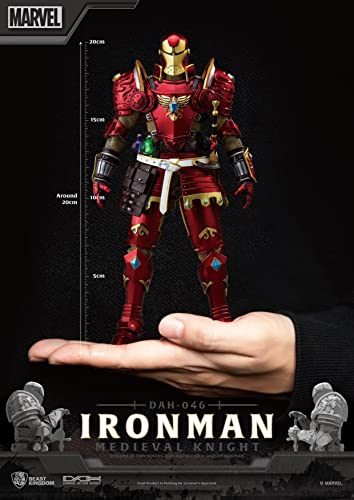 Dynamic Action Heroes Marvel Comics Iron Man (Medieval Knight) #046 Non-Scale Figure Red