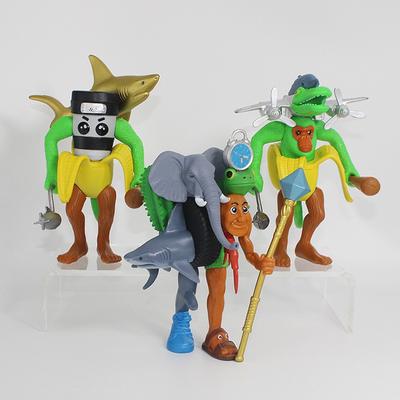 Nieuwe Tung Tung Tung Sahur Tralalero Tralala Italiaanse Hersenkronkel Monster Fusie Editie Anime Actiefiguur Cartoon Ornament Speelgoed Cadeau