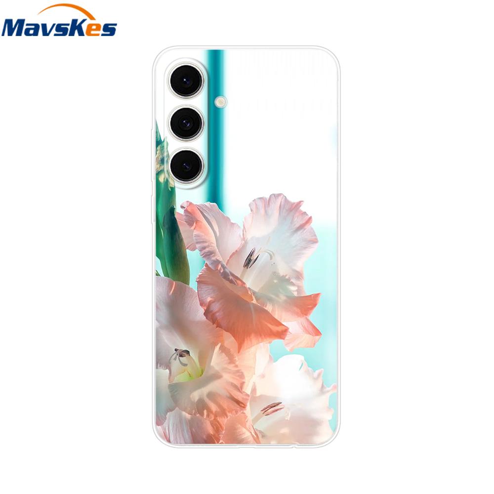 Soft Clear TPU Case For Samsung S24 FE Case Silicon Bumper Shockproof Back Cover For Samsung Galaxy S24 FE Ultra Plus S24FE S24+