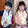 Unisex Kinder Kapuzenpullover mit Patchwork-Design und Fleece-Futter - Winterstyle 2025, Dick & Warm für Jungen