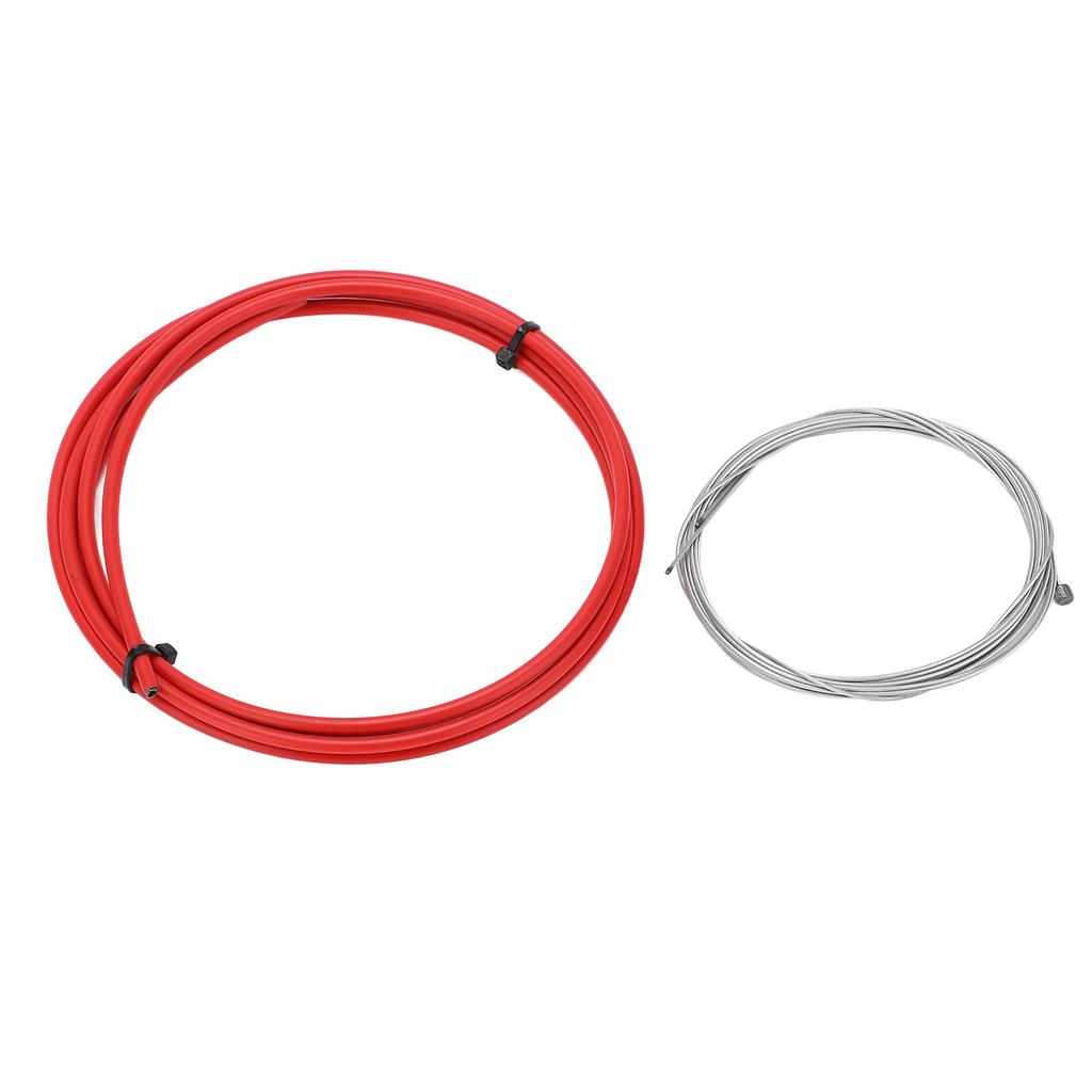 Bicycle Shifting Line Tube General Bicycle Inner Cable Core Road Mountain Shifting Replacement Cable KitRed