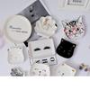 Creative Ceramic Jewelry Dish Trinket Dish Small Jewelry Tray Decorative Plate Cat Shell Eyelashes Hand Plates Decoration Crafts
