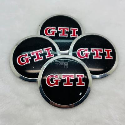 2026 Hot For VW VOLKSWAGEN 65MM Car Wheel Hubcap Stickers Decals for Volkswagen RLINE GTI ABT Golf 5 6 7 Polo Passat Golf Tiguan