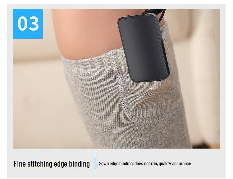 Unisex Elektrisch Beheizte Socken mit Fernbedienung für Kälteschutz im Freien - Ideal für Radfahren und Skifahren