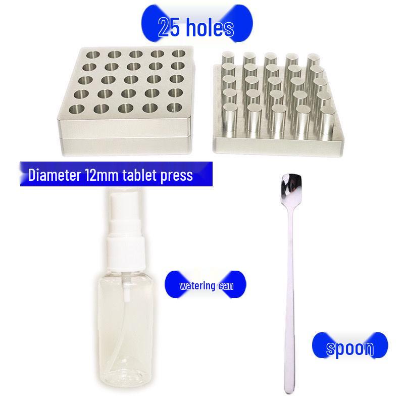 Ręczna prasa do tabletek do medycyny chińskiej i zachodniej, forma na proszek Sanqi, 10 mm