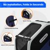 Collapsible Soft Sided Dog Crate Heavy Duty Metal Frame Portable Travel Kennel for Small Medium Large Dogs Indoor Outdoor Use