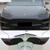 For Tesla Model 3 Y 2017- TPU Blackened Headlight Taillight Foglight Protective Film Modification Black Color Changing Films