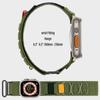 Naylon Halka spor saat Bandı Apple Watch Ultra 2 49mm 9 8 7 6 5 4 3 SE 38 40 41 42 44 45mm Velcro Kanvas Bilezik