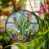 New Colorful Cactus Glass Pendant Home Catcher Garden Ornament Decoration Home Decor