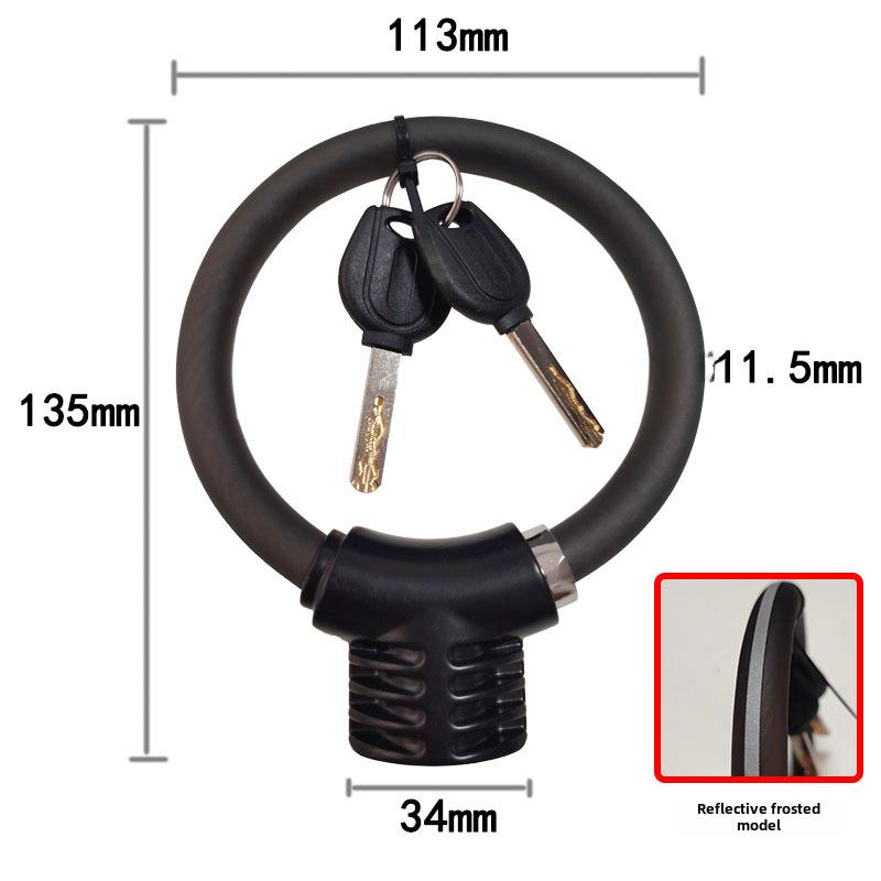 Přenosný zámek s heslem proti krádeži pro kola a elektromobily - silné ocelové lano