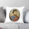 Ludwig II. von Bayern quadratischer Kissenbezug Polyester Leinen Samt Bedruckt Reißverschluss Dekor Kissenbezug für Sofa Bettkissenbezug