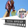 Large Capacity Medal Display Rack Wall Mounted Ribbons Medal Display  Volleyball Basketball