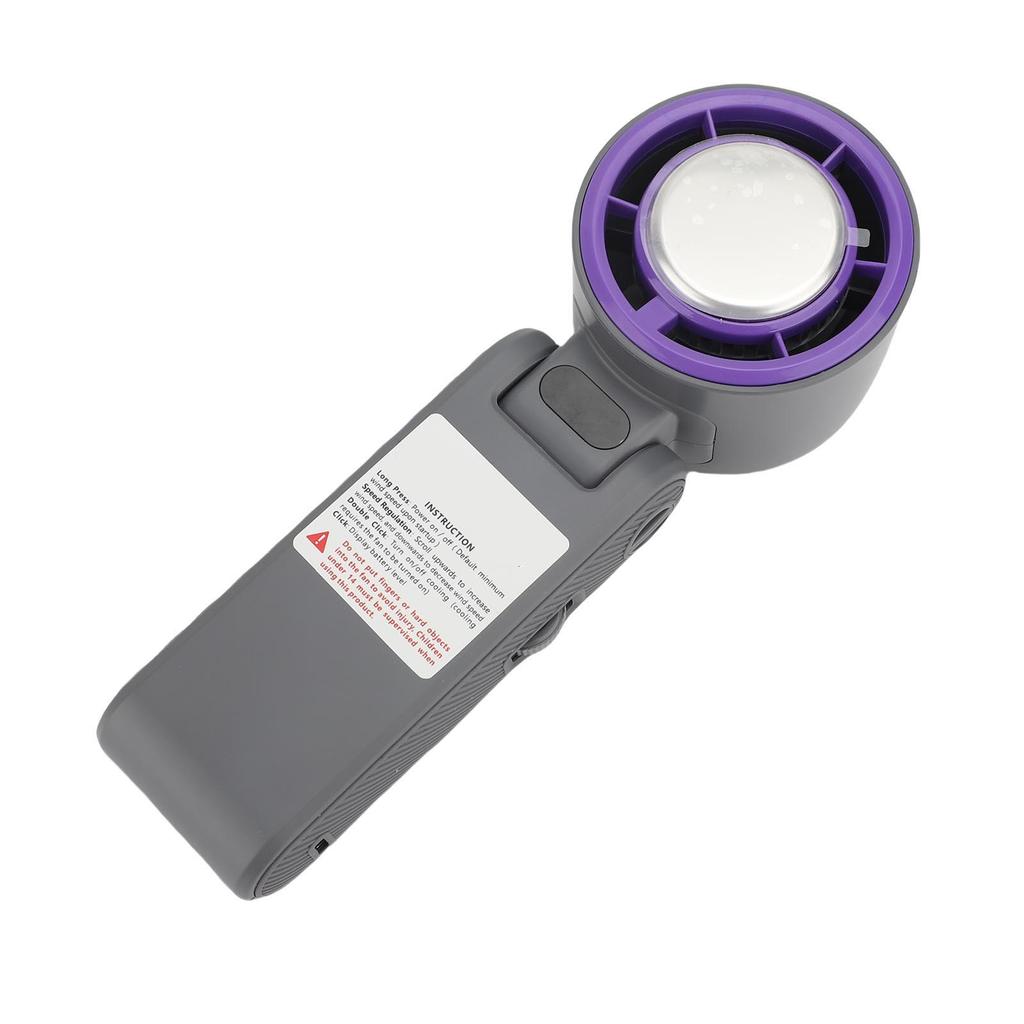 Portable Handheld Fan USB Charging Brushless Motor Digital Display High Speed Pocket Cooling Fan