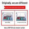 LIEI PEVA Waterproof Anti-Mold Shower Curtain