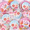 Donut Party Disposable Tableware Set Paper Plate Cup Tablecloth Kids Girls 1st Birthday Party Decoration Supplies Baby Shower