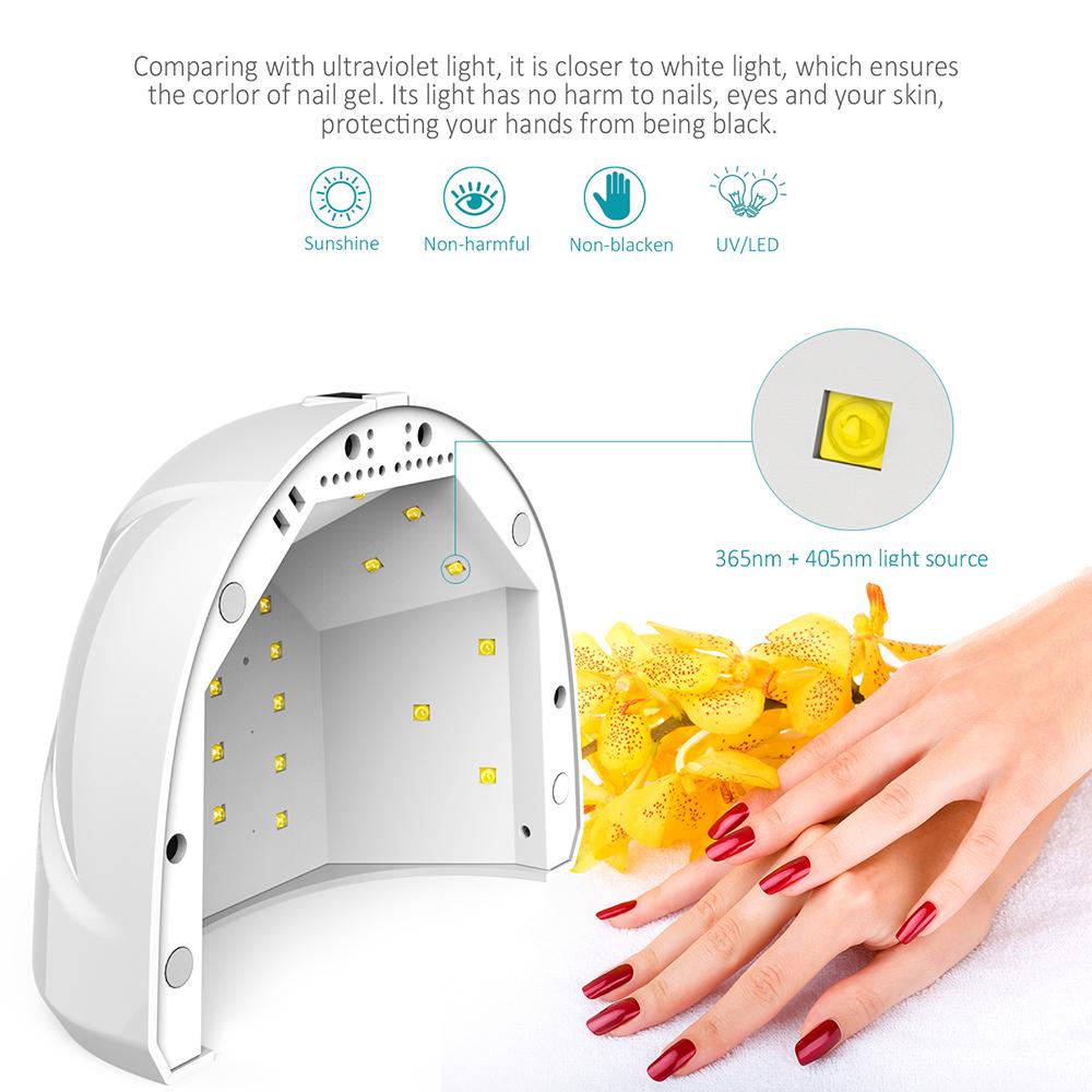 Buy Abody SUNone LED UV Lamp Nail Polish Dryer Fingernail & Toenail Gel