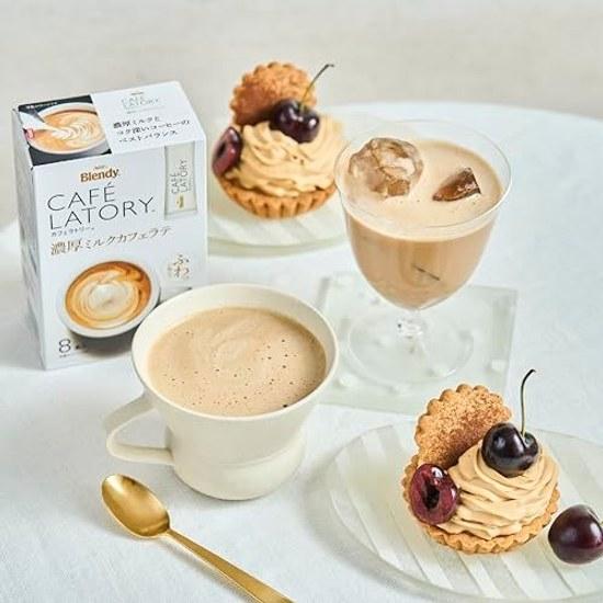 AGF Blendy Cafe Latory Stick Rich Milk Latte 18 sticks 3 boxes Coffee