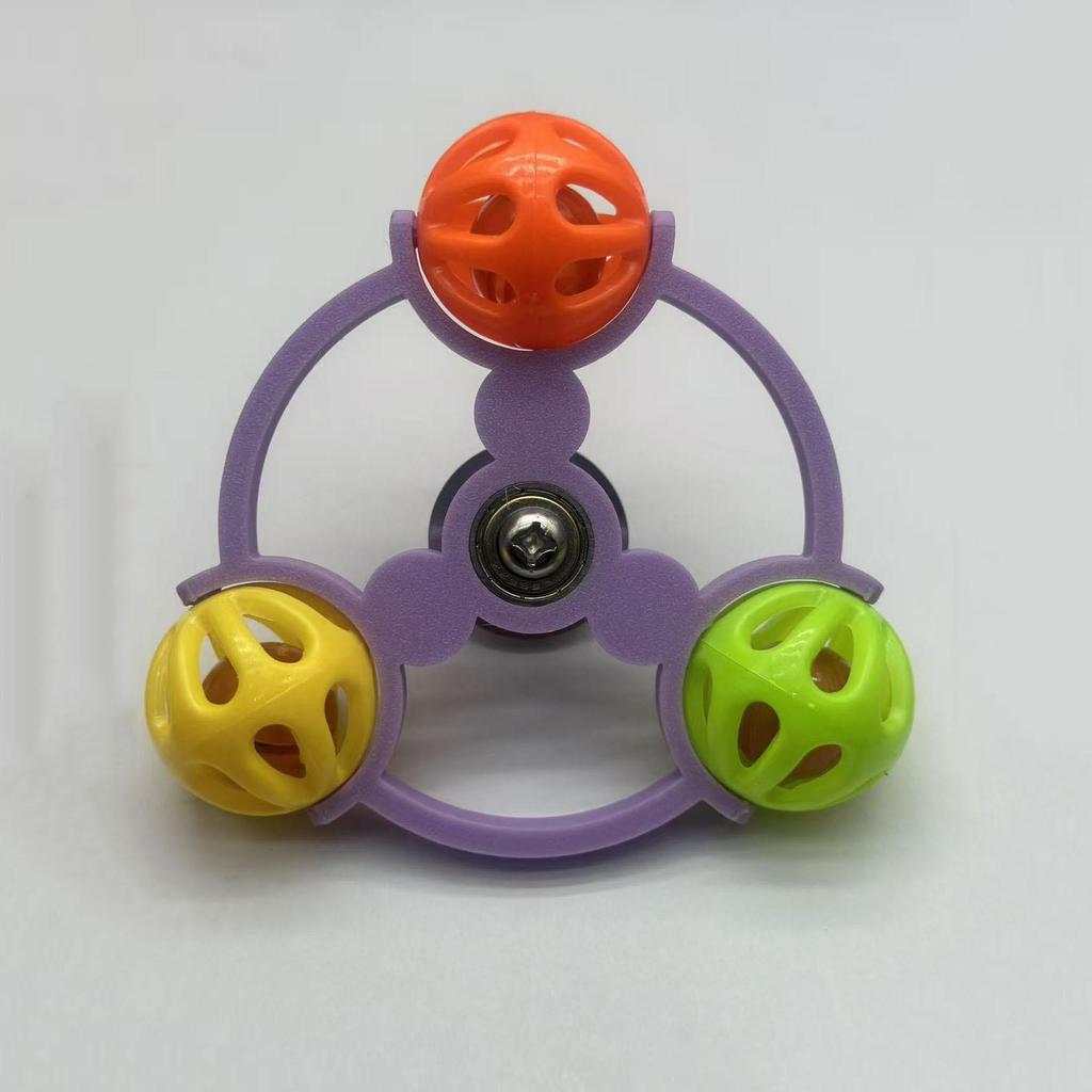 Parrot Windmill Bell Toy: Educational, Anti-Stress, Tiger Skin & Peony Birdcage Ornament