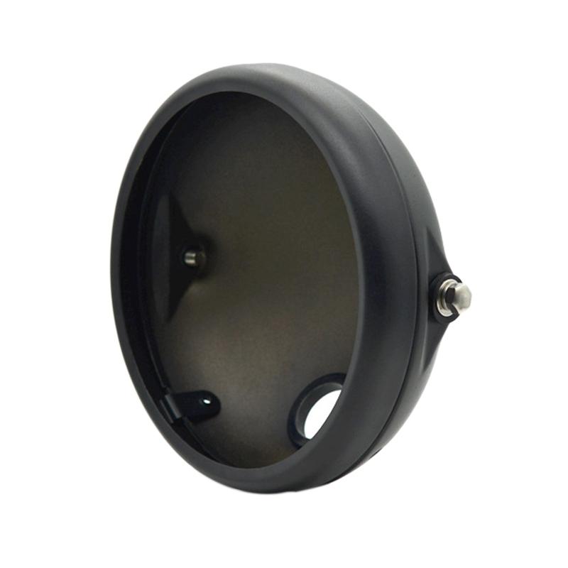 Motorcycle 7 Inch LED Headlight Mounting Housing Bracket for Headlight Head Light Lamp Housing Cover Bucket Lighthouse