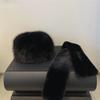 Thickened Fluff Warm Ear Protection Dome Snow Mongolian Hat Bucket Hat Winter