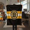 Boston Bruins2 Flannel Blanket, High quality Comfortable for All Seasons, Home Decor, Warmth and Comfort