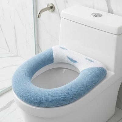 1Pcs Toilet Seat Cover Soft Warm Washable Mat Pad Cushion for Bathroom Protection Winter