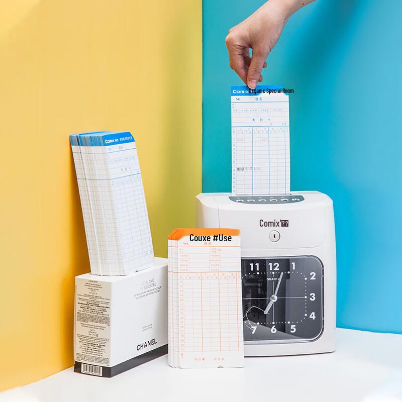 Comix Time Clock Cards CN plug (adapter included)