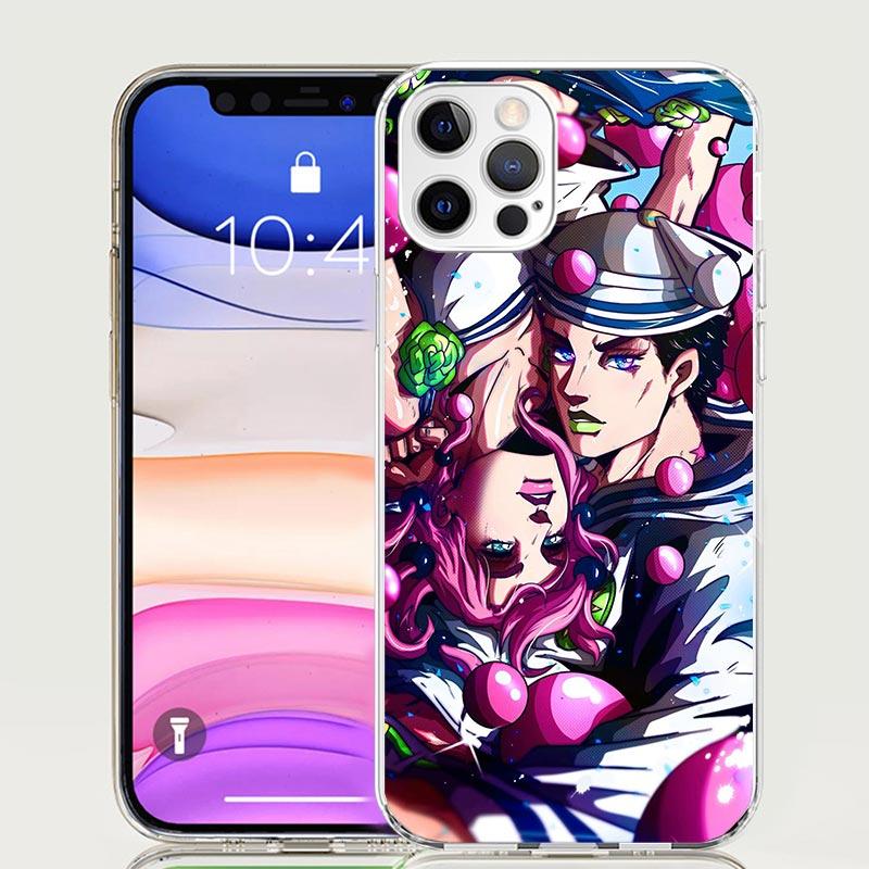 JoJo's Bizarre Adventure Hot Anime Phone Case For iPhone 17 Air 16 15 Plus 11 14 Pro Max 13 Mini 12 7 8 + SE Pattern Art Customi