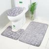 2 buc/Set Pâlnie Cobblestone Baie Baie Covor Covor Anti-alunecare Covor Toaletă Set Nou Covoraș pentru Baie