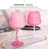 Chinese Style High-Stemmed Macaron Retro Twist Wine Glass