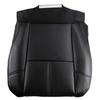 For 2007-14 Chevy Silverado 1500 2500 HD Driver Bottom PU Leather Seat Cover Black