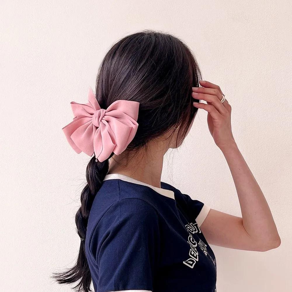 Updo Hairpin Long Hair Hairpin Angel Shushu Layered Cubic Automatic Hairpin Pink