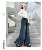 Girls' Wide Leg Jeans - Autumn/Winter 2026, Loose Fit for Junior High Students, Straight Leg