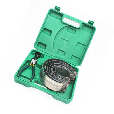 1 Set Metal Car Piston Pliers Tool Fastener Clamp Cylinder Installation Piston Ring Assembly