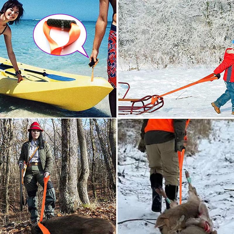 Reflective Antler Strap: Outdoor Hunting Deer Drag Rope