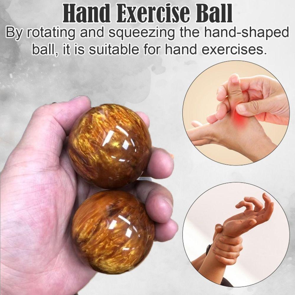 Relax Hands Hand Massage Balls Resin Stone Collection Creative Gift Hand Training Massage