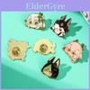 Unique Cartoon Style Alloy Lapel Pin For Genshin Impact Fans