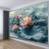 1pc for Lotus Leaf And for Lotus Flower Pattern Tapestry Wall Hanging Tapestries for Bedroom Living Room Backdrop Home Decor