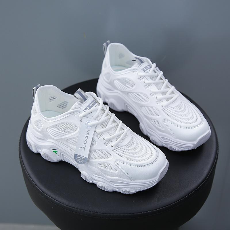 Summer New Caterpillar Dad Shoes Ins Trendy Breathable Mesh Student Sneakers Women's Shoes
