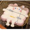 Cute Kitten Seat Cushion Soft Thick Plush Back Cushion for Office Chair Room Decor Plush Cushion Car Seat Cushions