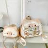 Idol Merchandise Storage Transparent Pocket Zipper Bag Fashion Backpacks  Outdoor